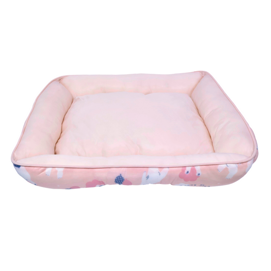 Cama Rosa de Osito para Mascota M