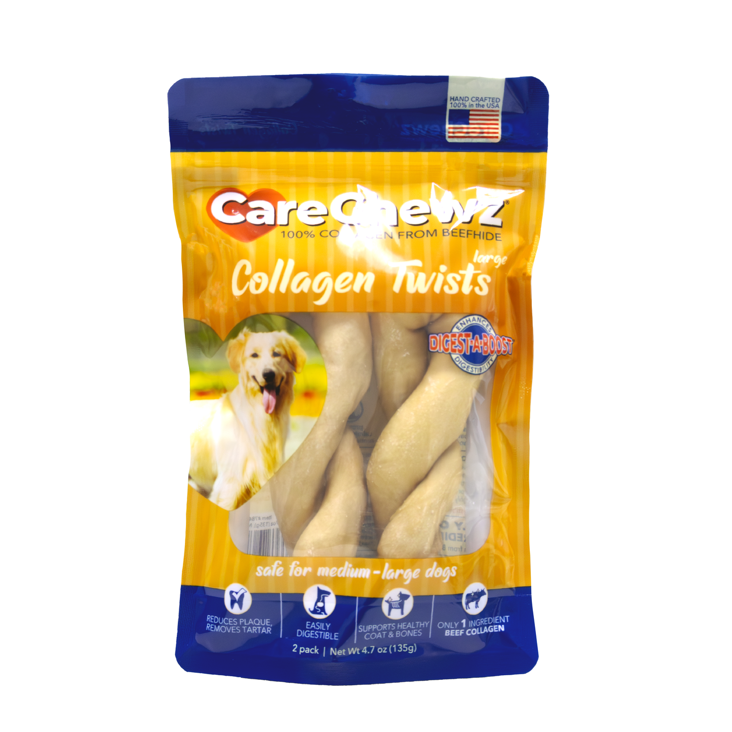 Snack Para Perro Chewz Twist/Colageno 2UD