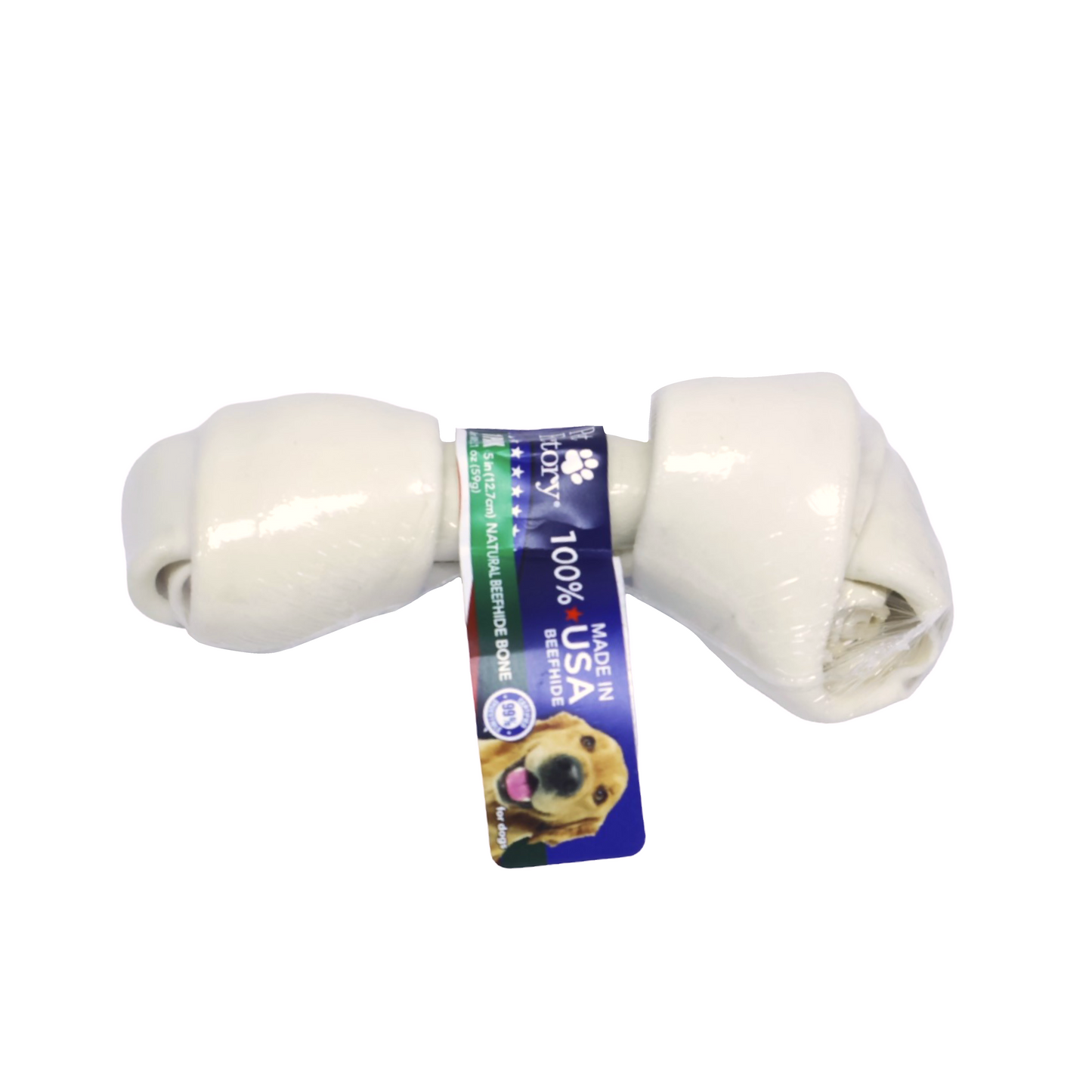 Hueso de Carnaza Sabor Natural 5-6"