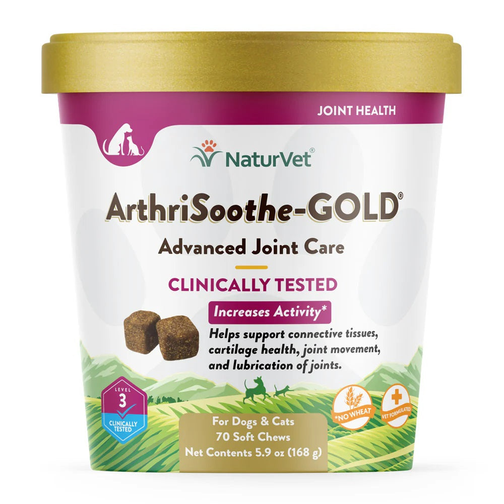 NaturVet Arthri Soothe Golmasticable 70 unidades