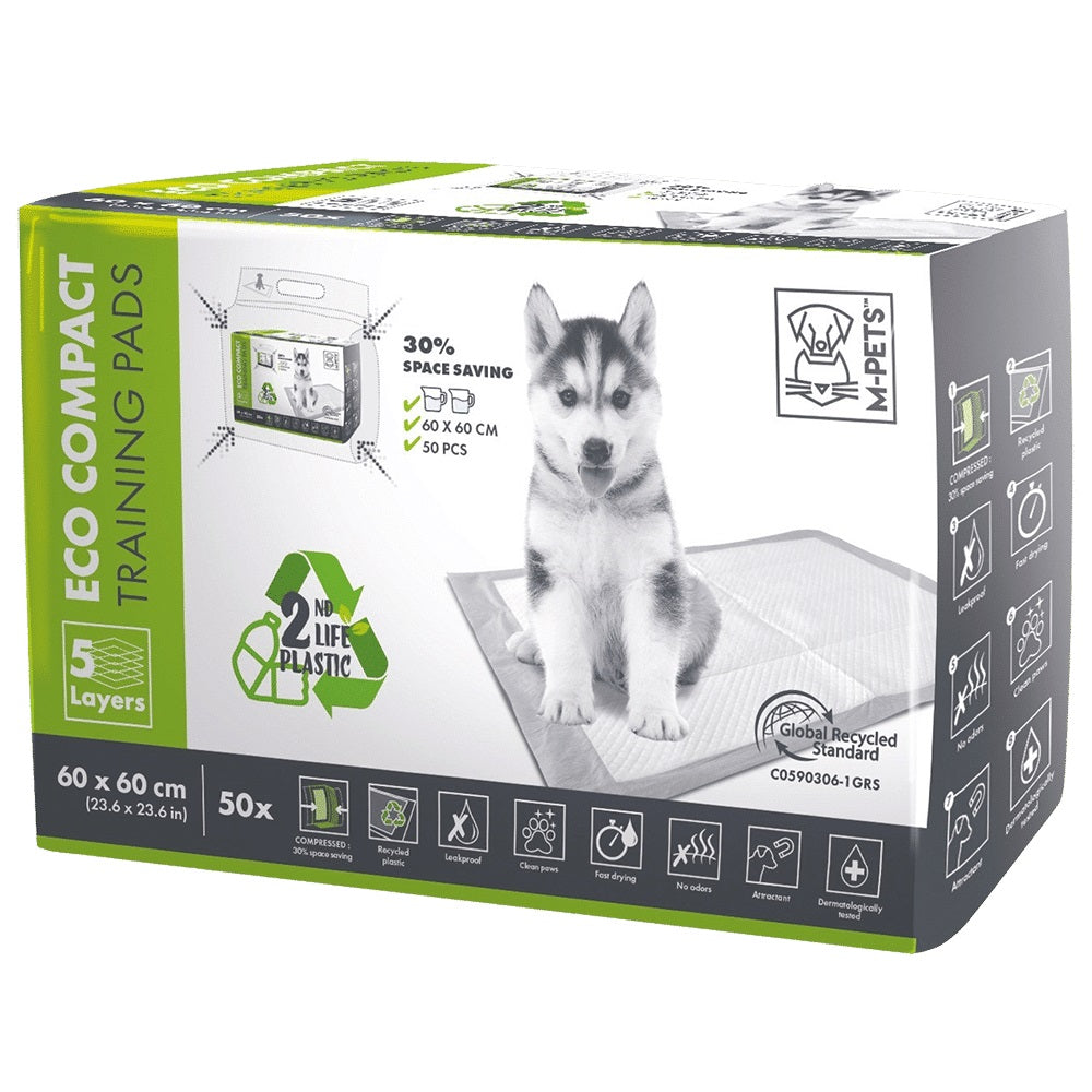 Pads de Entrenamiento para Cachorro Eco M-Pets 60X60 50 unidades