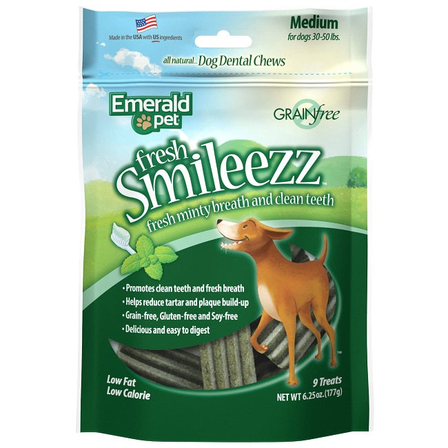 Snack Emerald Pet Smileez para Perro Mediano 6.25 Oz