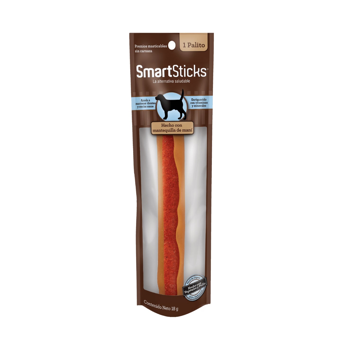 Snack Smartbones Smartsticks Mantequilla de Maní 1 unidad