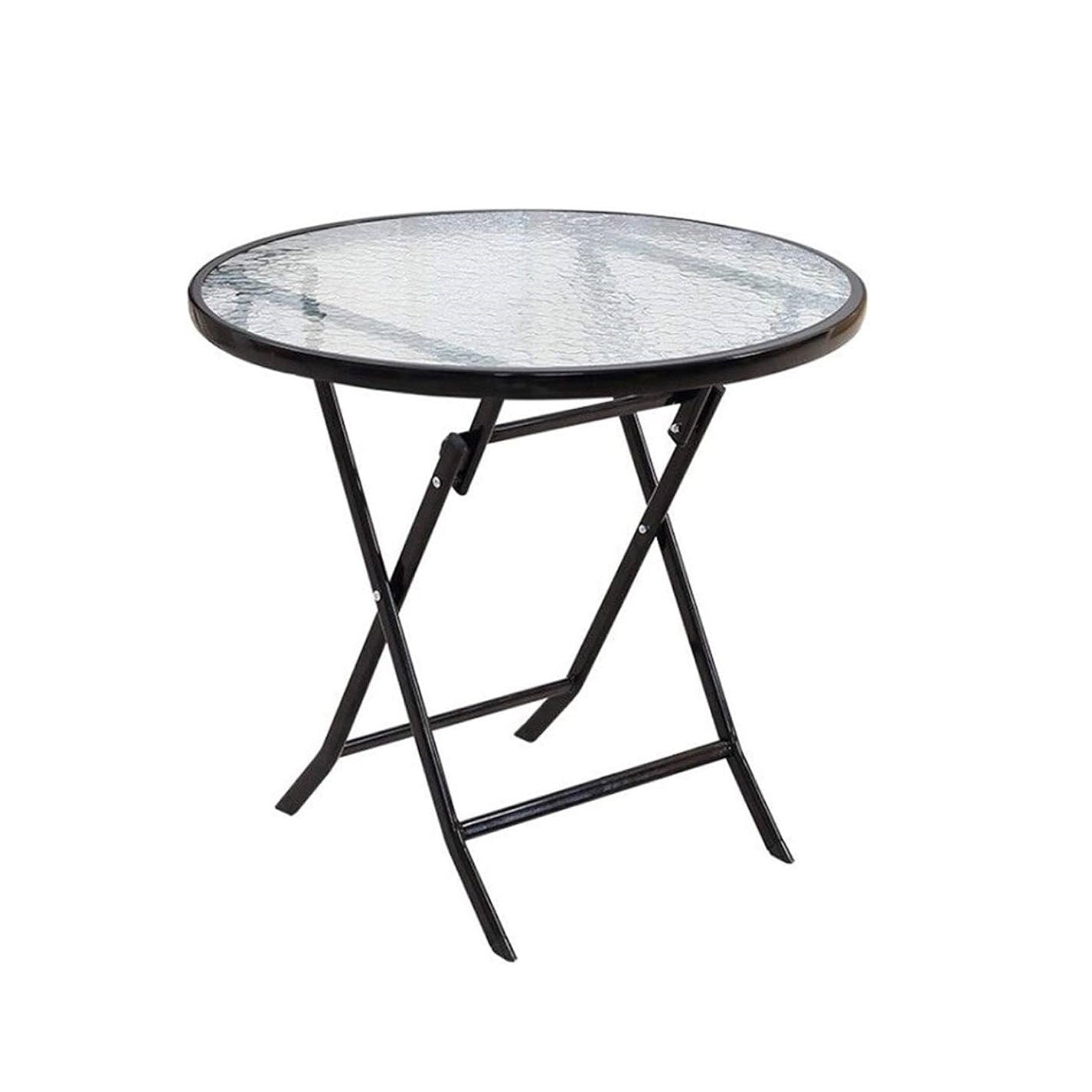 Mesa Plegable con Sup de Vidrio