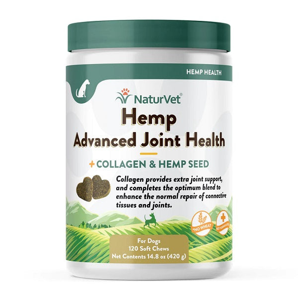 Suplemento NaturVet Hemp para Articulaciones 120