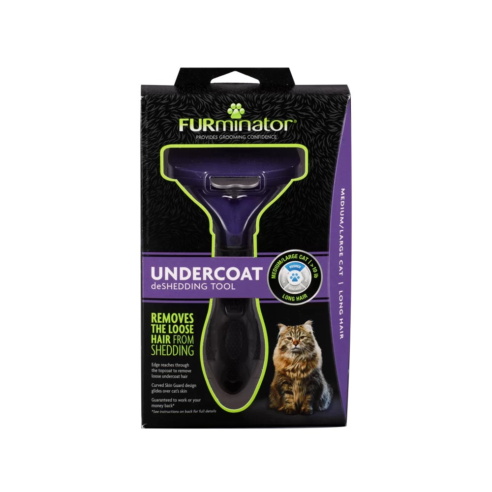 Deslanador Furminator para Gato de Pelo Largo Medium/Large