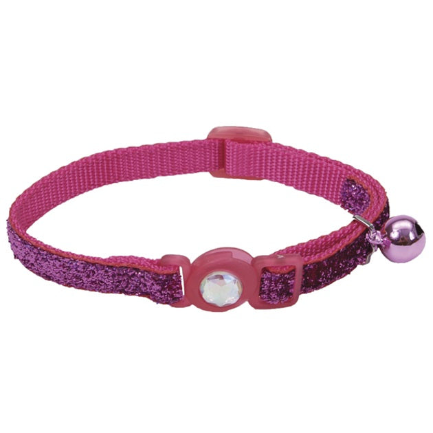 Collar con Brillo Purpura para Gato