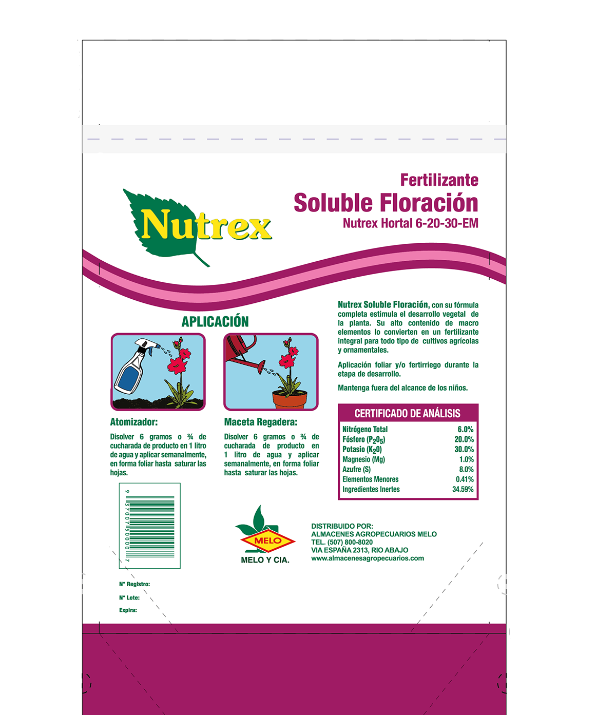 Abono Floración Soluble 5Lb