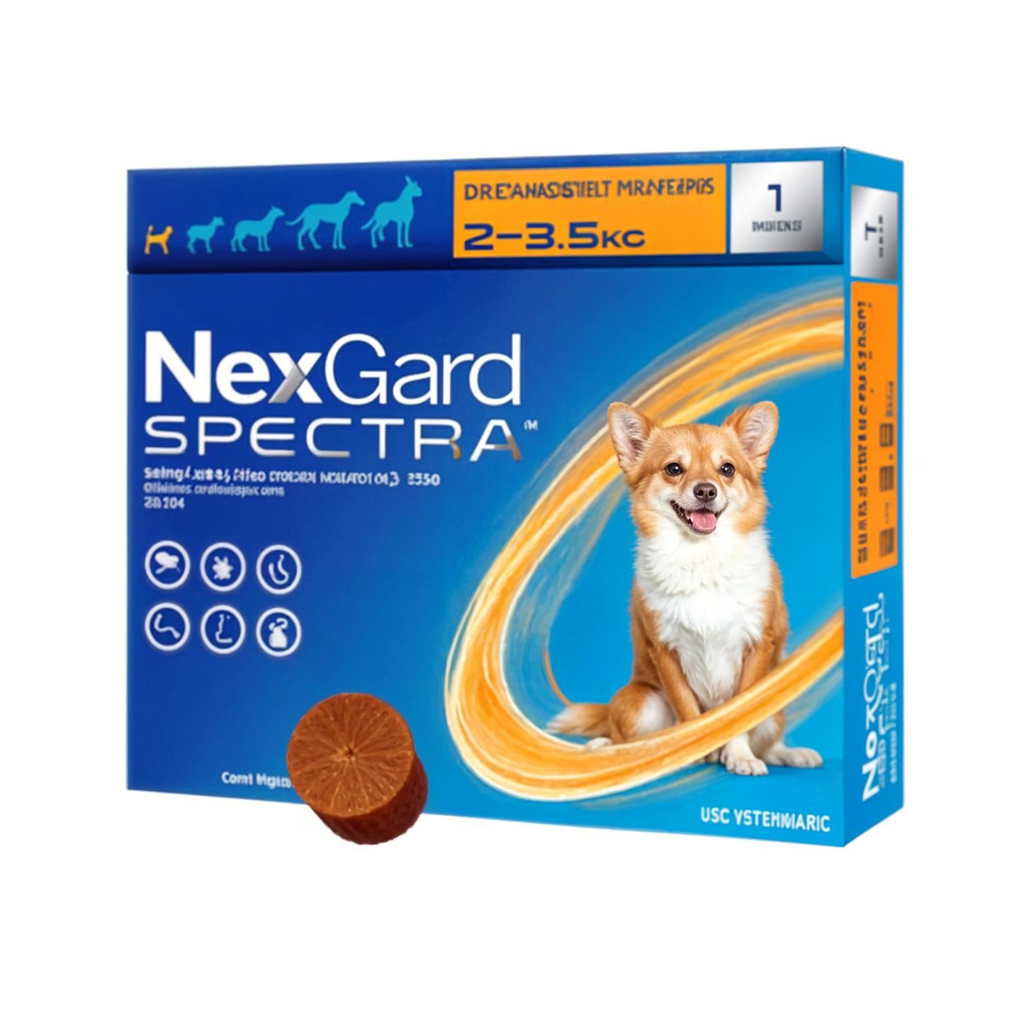 Desparasitante Interno y Externo para Perro Nexgard Spectra