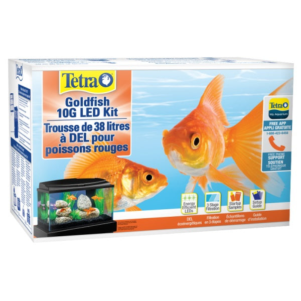 Kit de Pecera de Tetra Goldfish de 10 galones