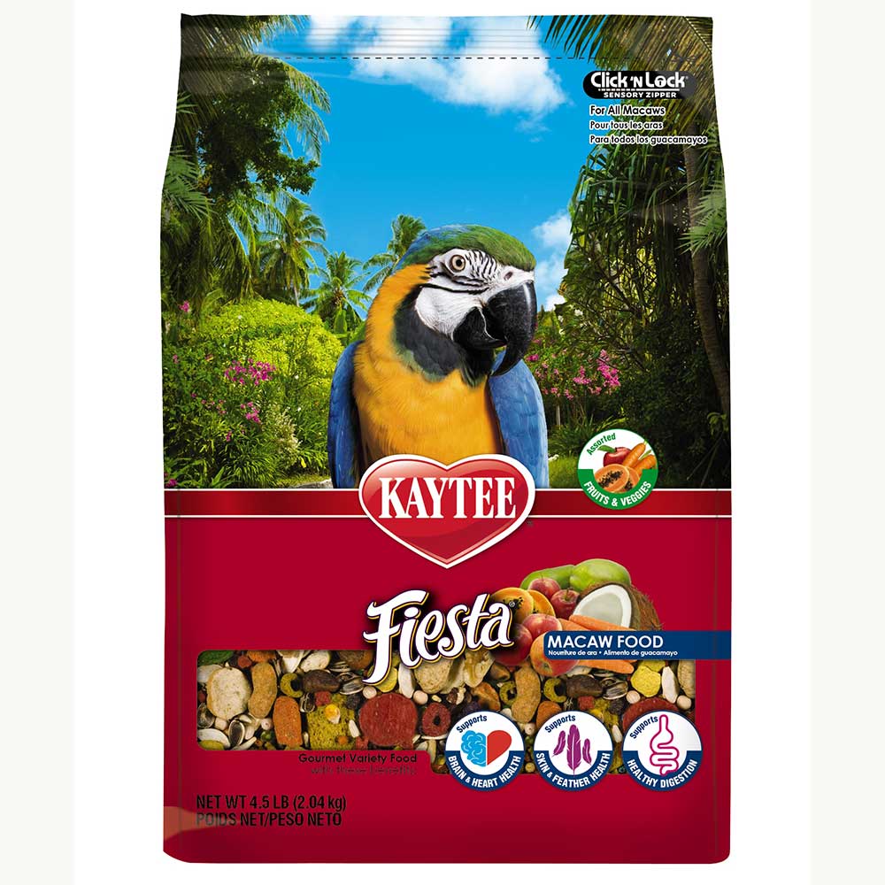 Alimento Kaytee Fiesta Guacamaya 4.5 Lb