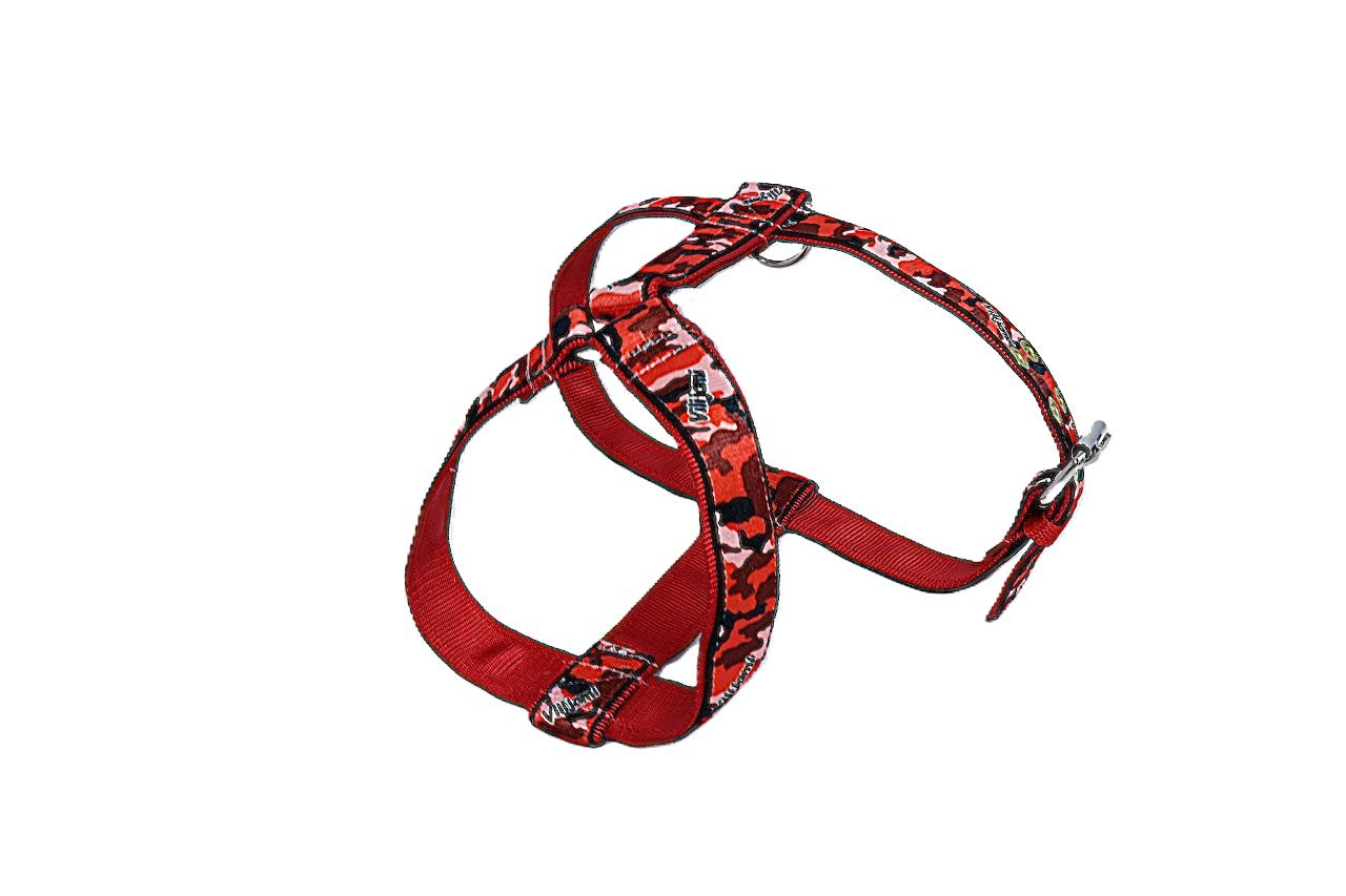 Pechera de Color rojo con Diseño de Camuflaje #4