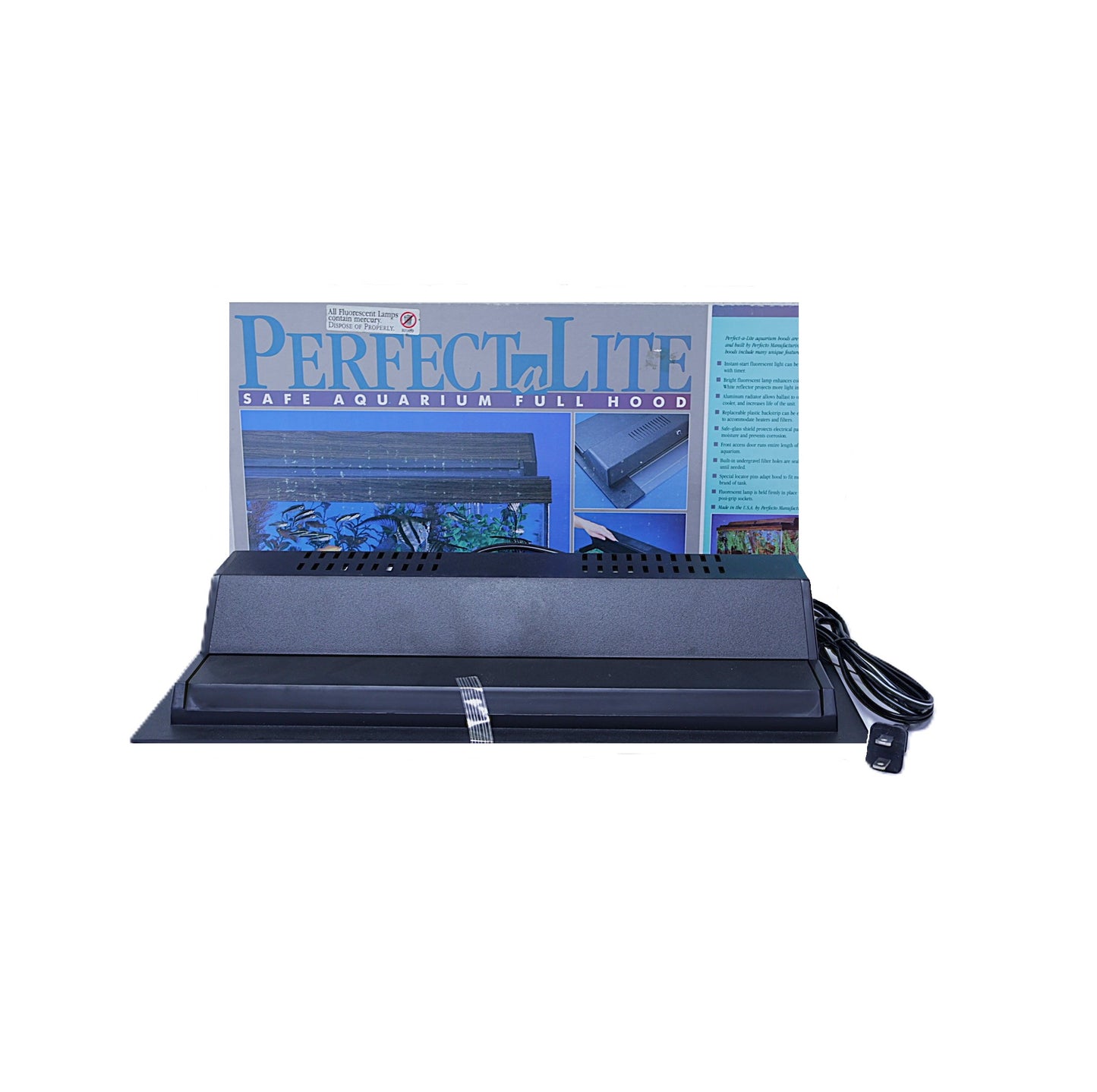 Tapa Negra para Pecera 16 Pulgadas