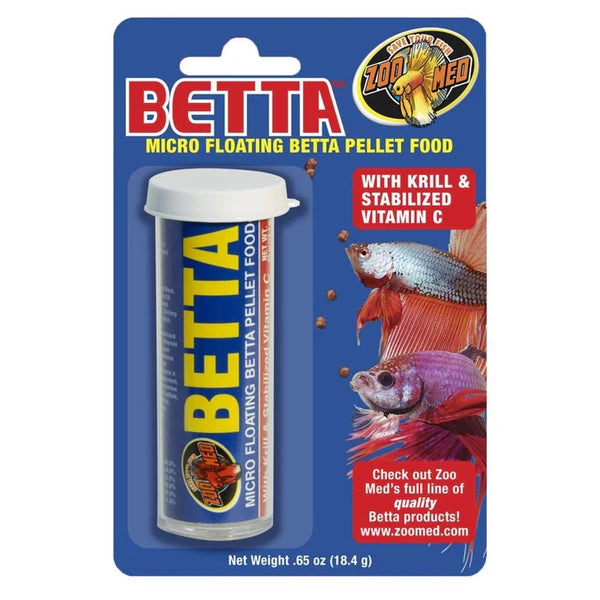 Alimento Zoo Med Micro Pellets para Bettas 0.65Oz