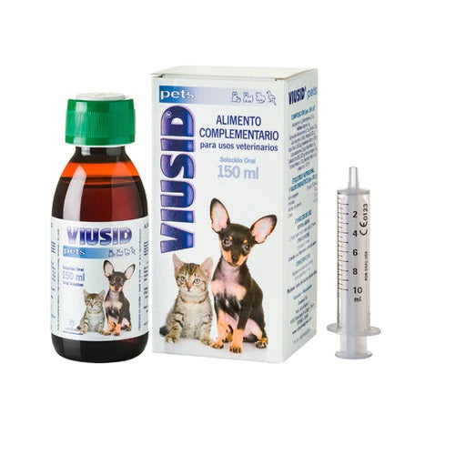 Medicamento Para Perros y Gatos Viusid Pets 150 ML