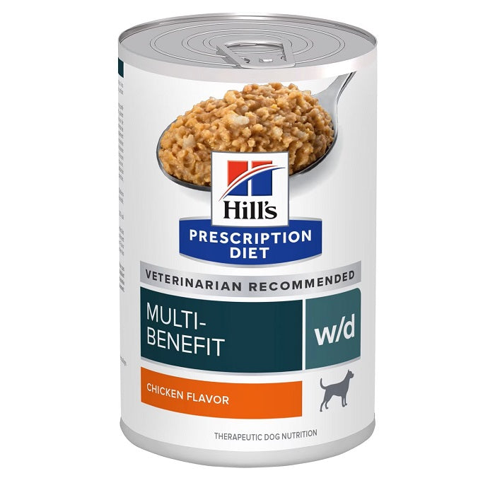 Alimento Húmedo en Lata Para Perros Hills Prescription Diet W/D 13 Oz