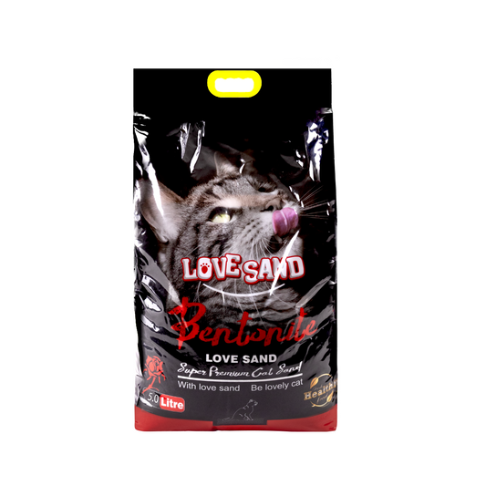 Arena para Gato Love sand Olor Rosa 4Kg