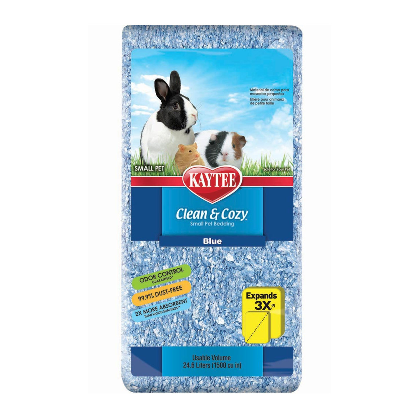 Viruta de Papel Azul Kaytee 6/500CU