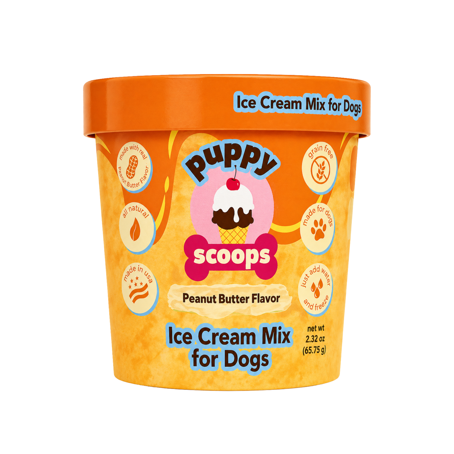 Mezcla Para Helado 2 OZ / Sabor a Mantequilla de Mani