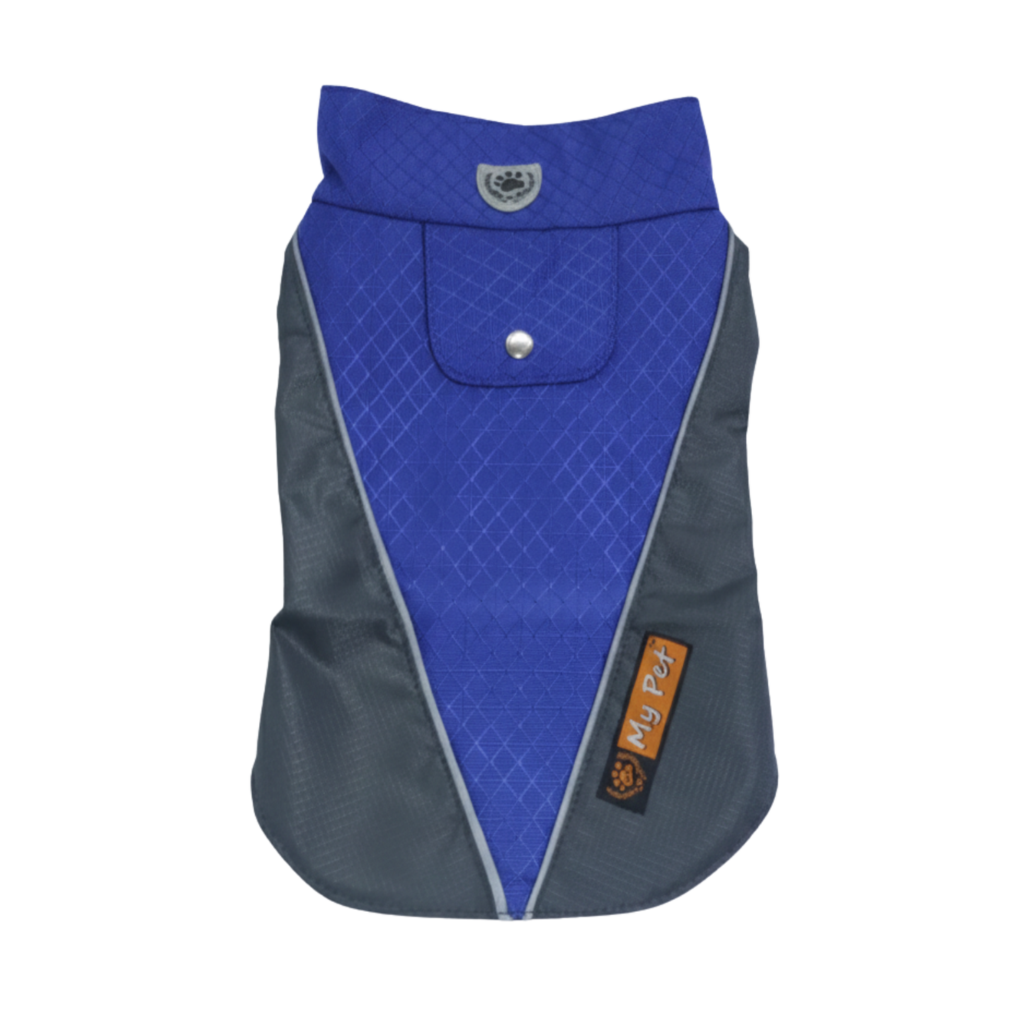 Capote Para Mascota Azul Con Gris/ Xs