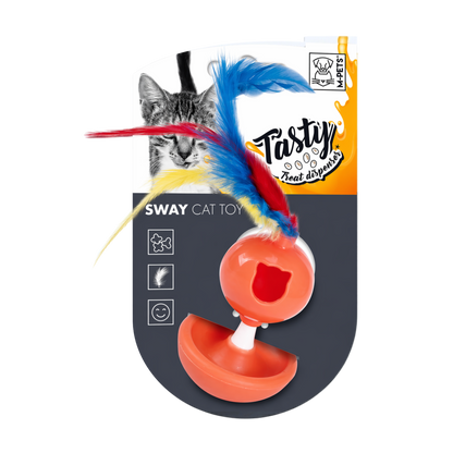 Juguete Para Gatos Con Plumas / Dispensador D Treat