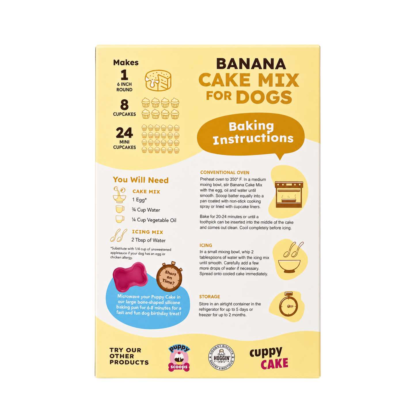 Mezcla Para Pastel de Cumpleaños/ Sabor Banana