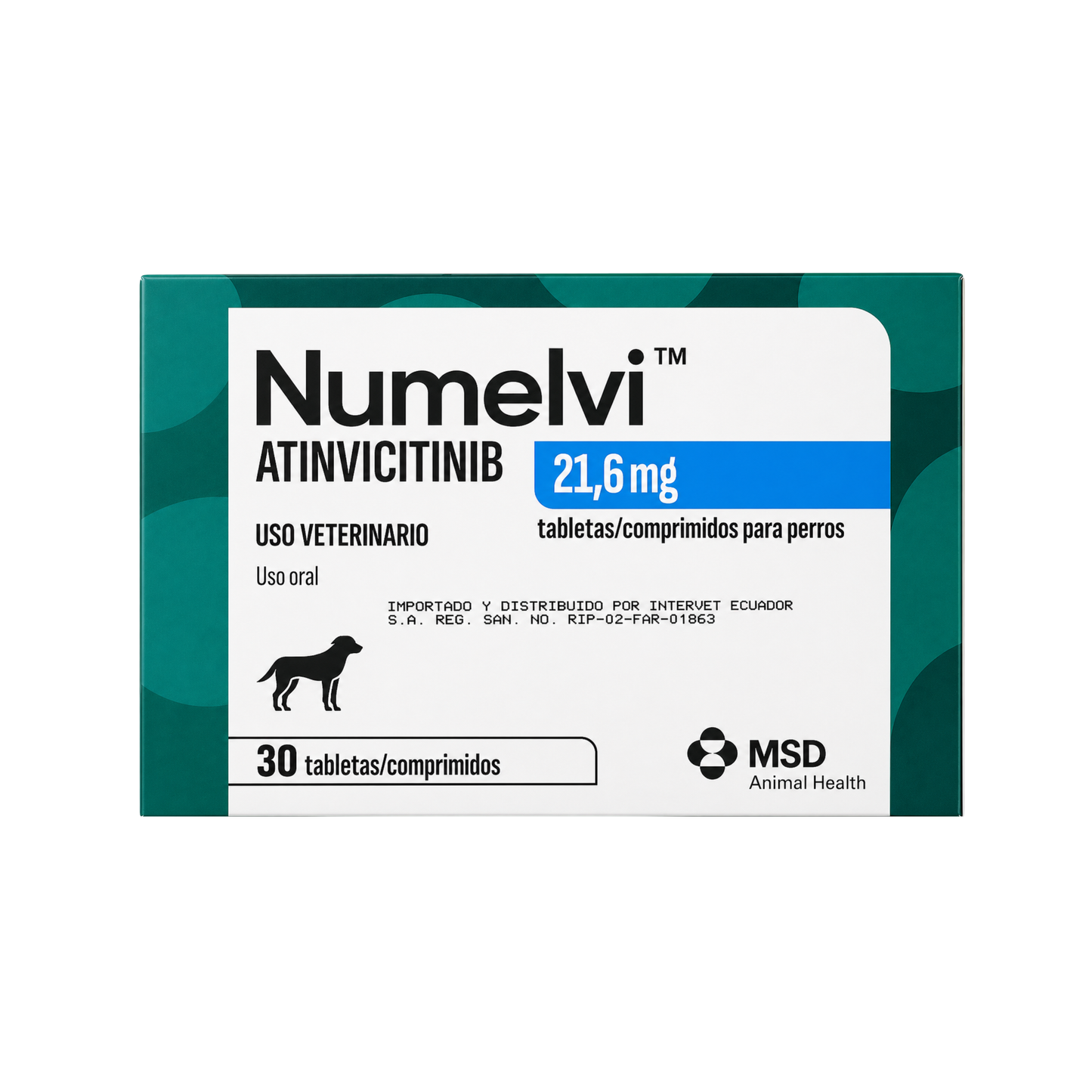 Numelvi 21.6 MG (19.4-26.5 KG) 30 TAB