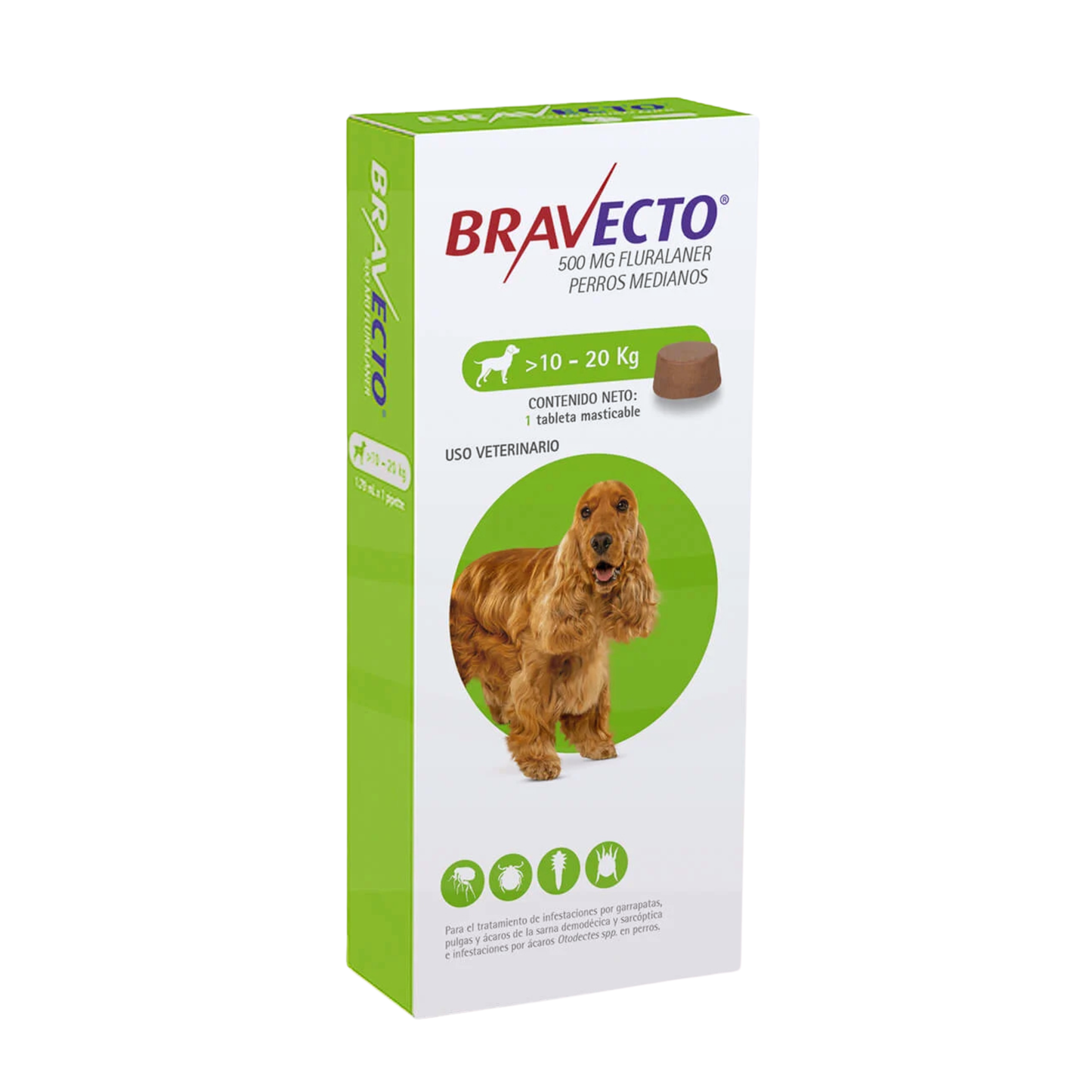 Desparasitante Externo Bravecto para Perros 3 Meses