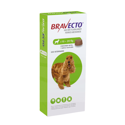 Desparasitante Externo Bravecto para Perros 3 Meses
