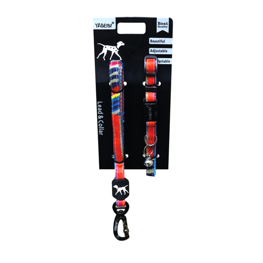 Guia y Collar Rosados 10Mm X 48"