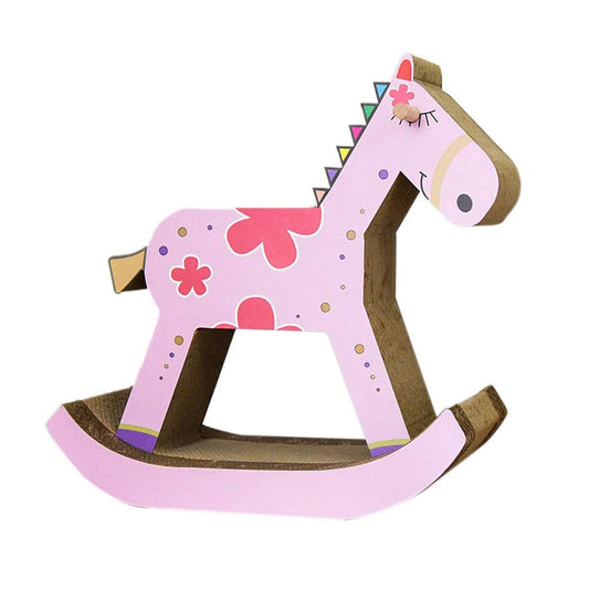Icle Carton Rascador Caballo/ Rosa
