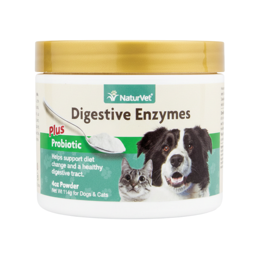 Enzimas digestivas NaturVet Plus/ 40 Oz