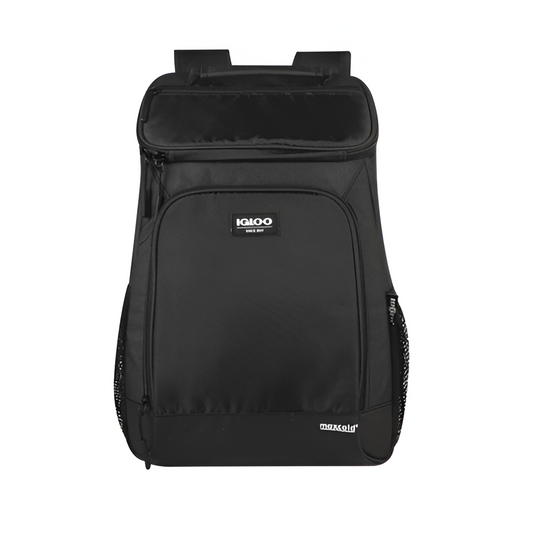 Mochila Igloo Porta Latas Negra Ajustable 24 Latas
