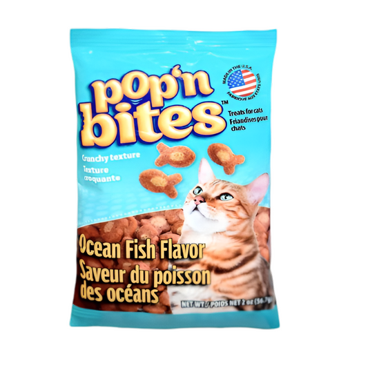 Snack Popn Bites Pescado para Gatos