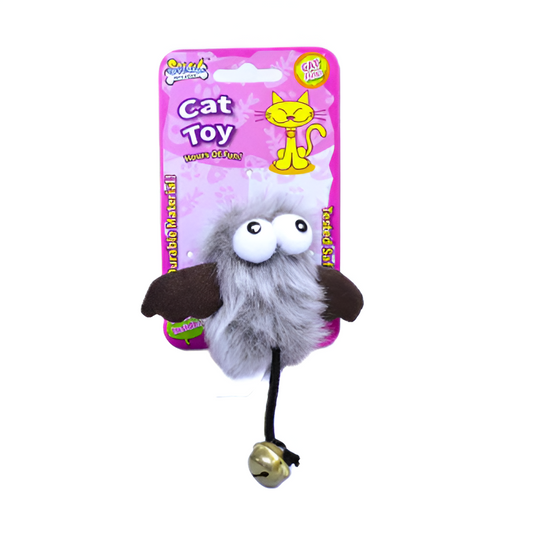 Juguete Fluffy Cola Con Campana Para Gato