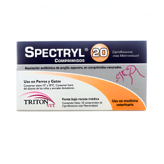 Spectryl 20 MG 10 Tabletas