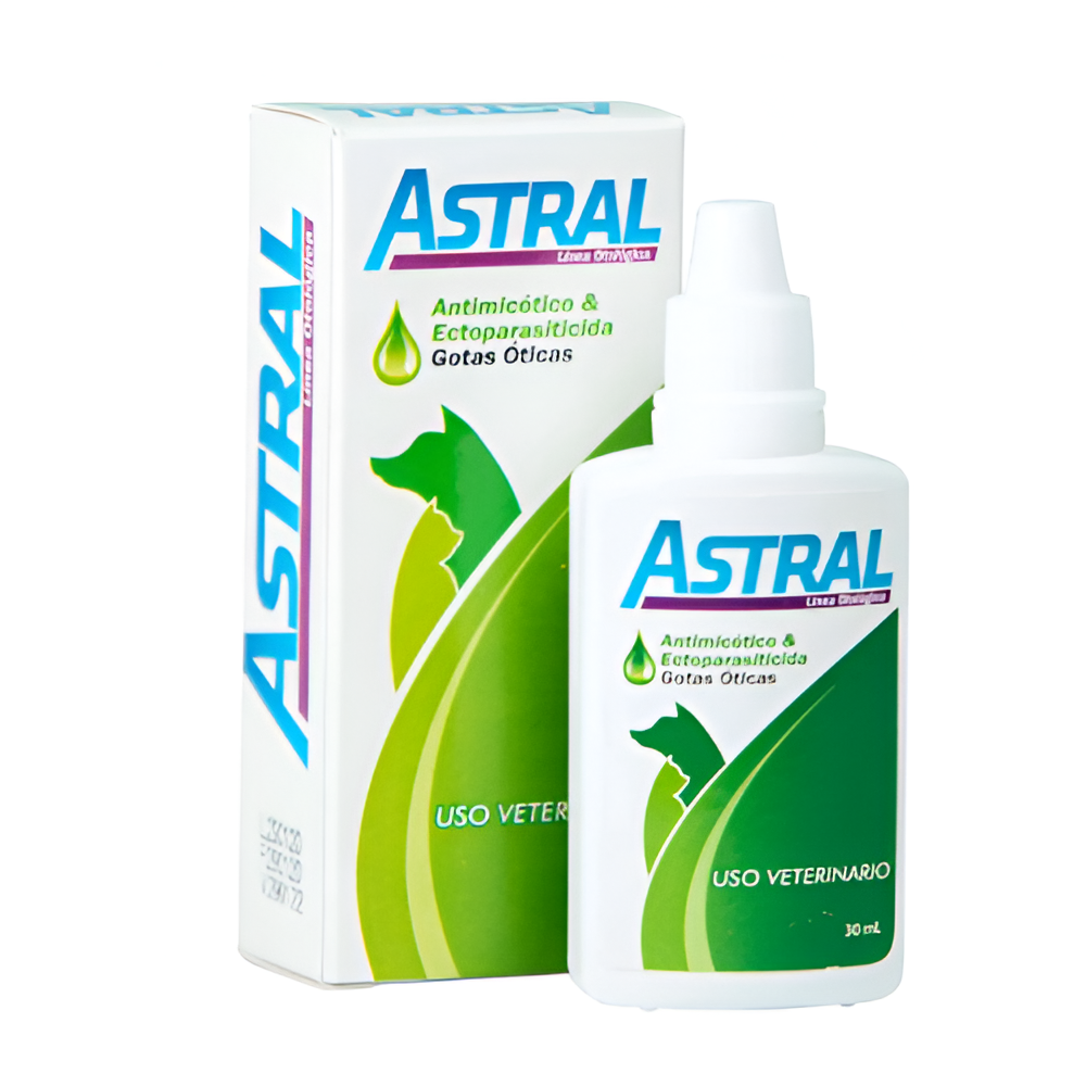 Gotas Ópticas Astral Antimicótico & Ectoparasiticida-30 ML