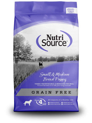 Alimento NutriSource Raza Pequeña y Mediana GF