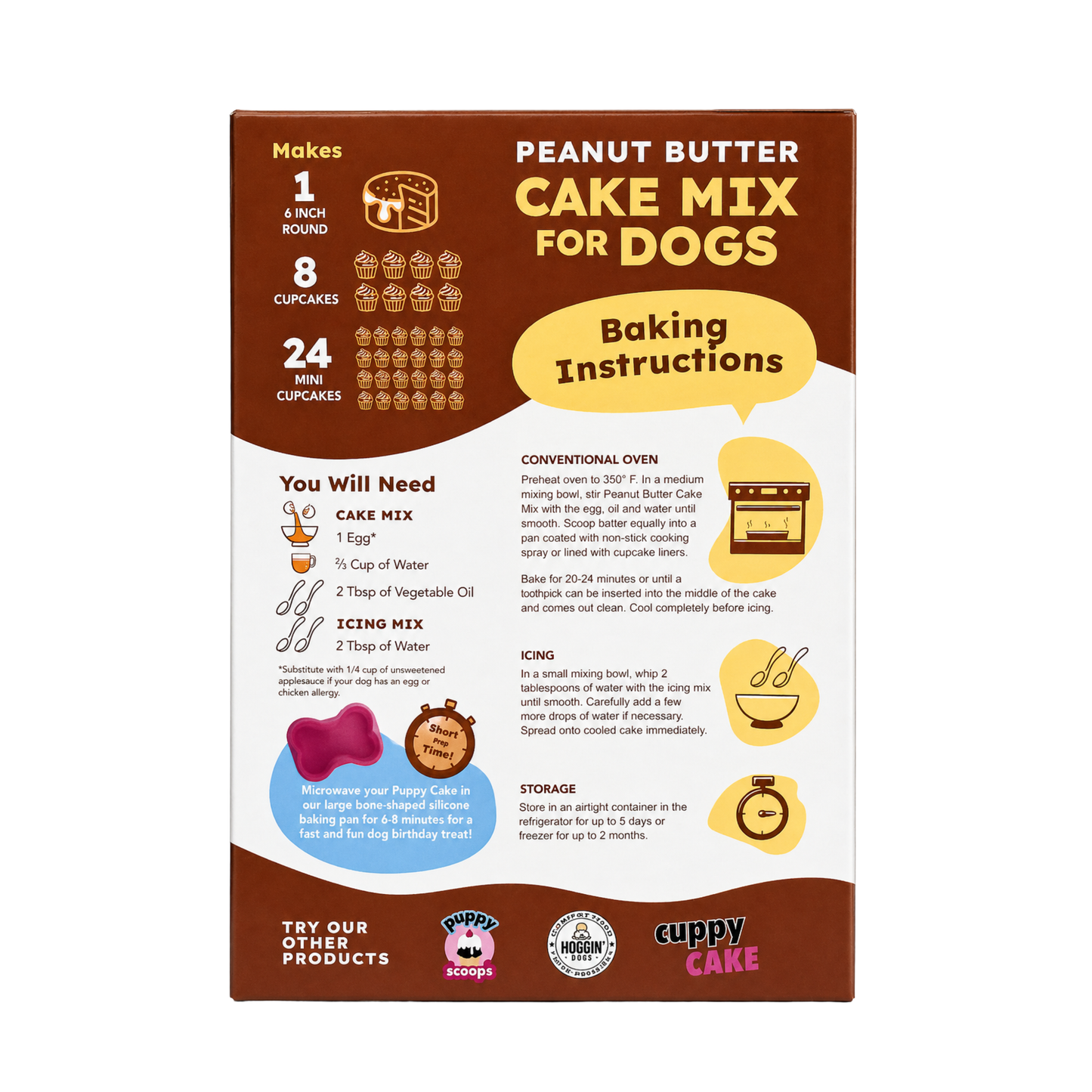Mezcla Para Pastel de Cumpleaños/ Sabor a Mantequilla de Maní