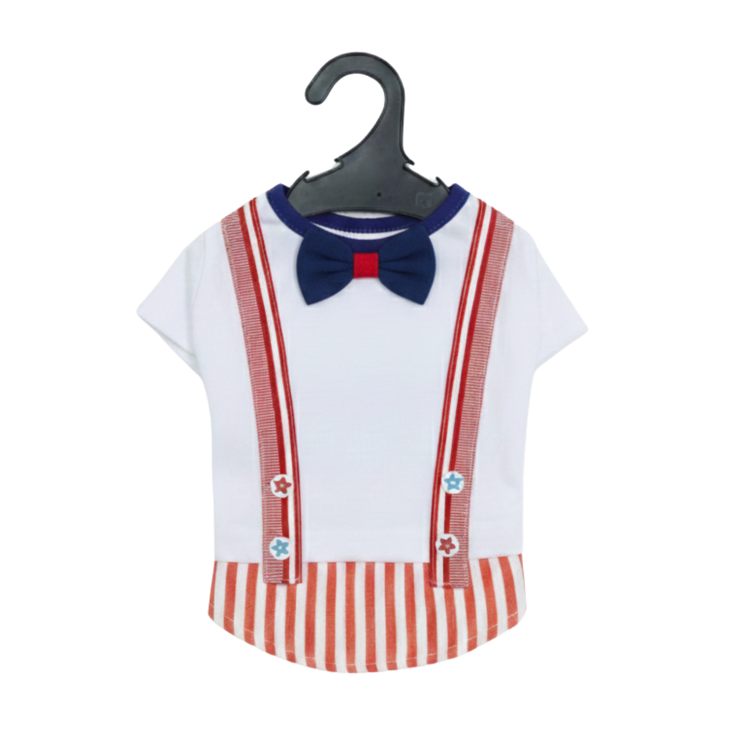 T-shirt Overalls Para Mascota- M