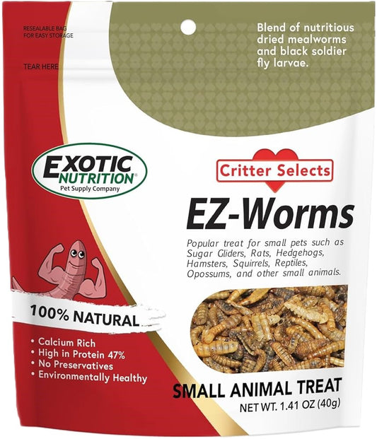 Exotic Nutrition Snack Lombrices Para Roedores