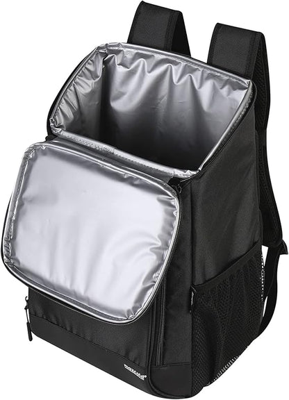 Mochila Igloo Porta Latas Negra Ajustable 24 Latas