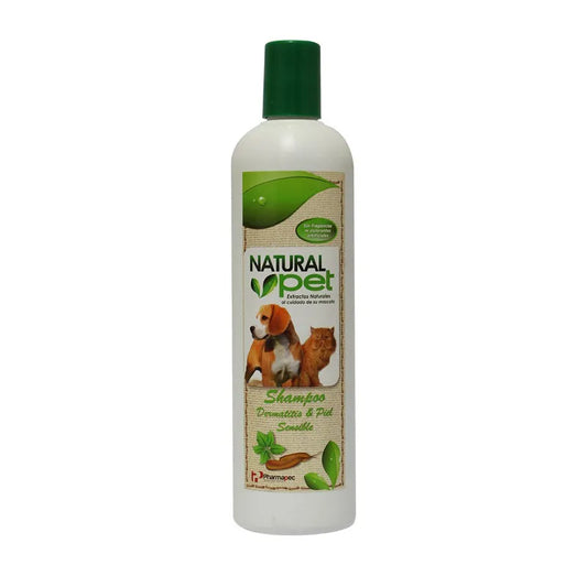 Shampoo Natural Pet Dermatitis Y Piel Sensible 16 Onzas