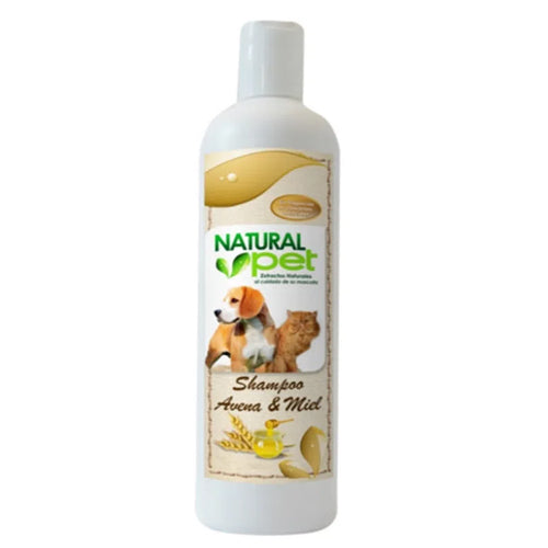 Shampoo Natural Pet Avena y Miel 16 Onzas