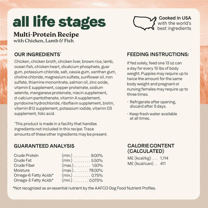 Alimento Canidae en Lata para Perros Multiproteinas 13OZ