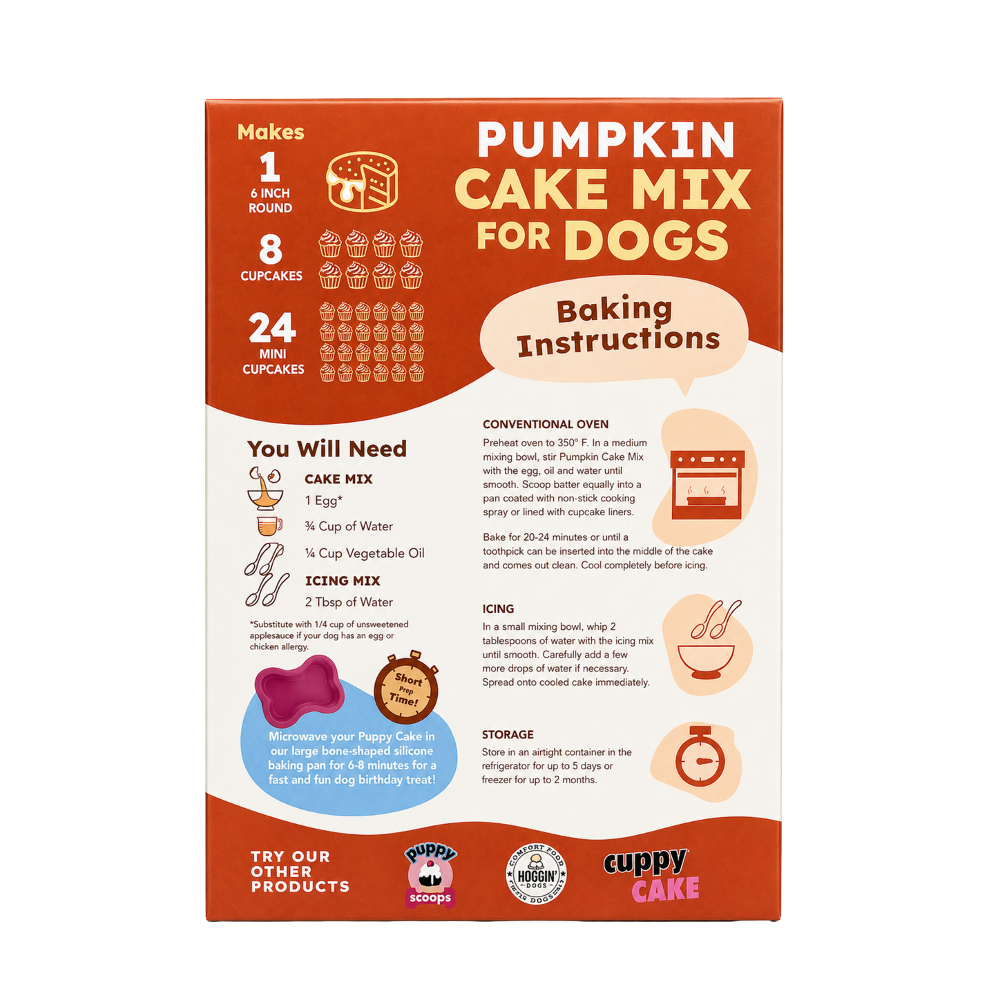 Mezcla Para Pastel de Cumpleaños/ Sabor a Calabaza