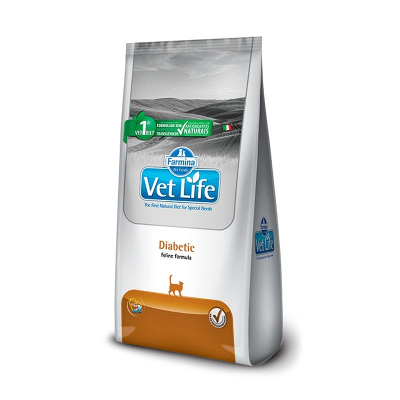 Alimento Para Gato Vet Life Diabetico 2 Kg