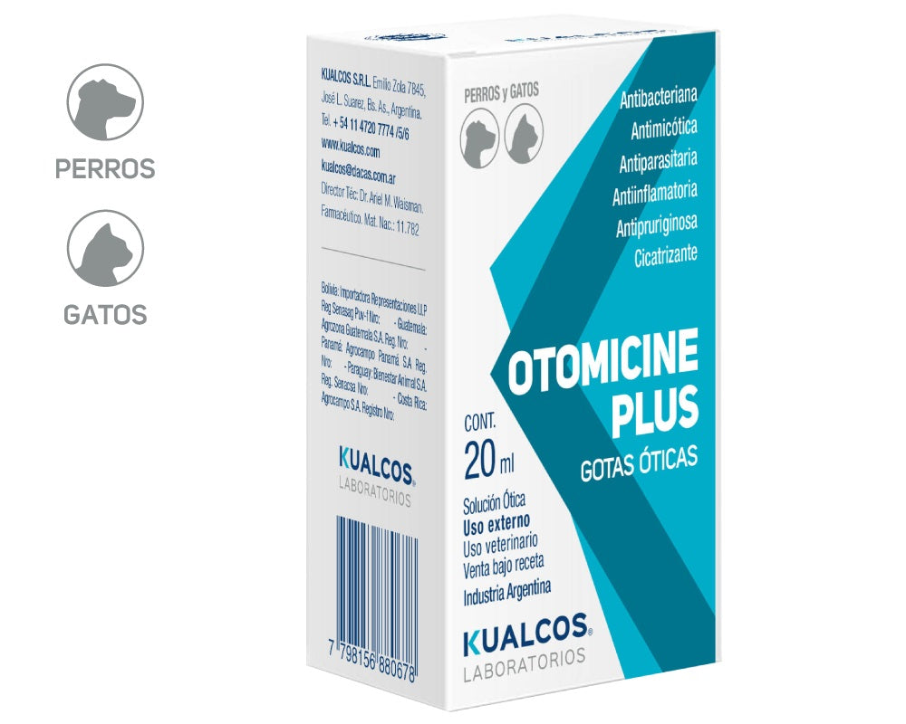 Otomicine Plus Gotas Òticas 20 ML