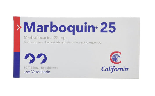 Marboquin 25 MG Caja 30 Tabletas