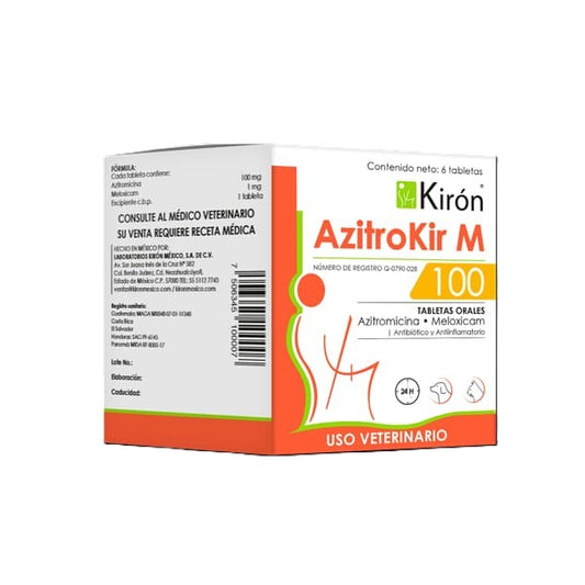 Azitrokir 100 6 Tabletas